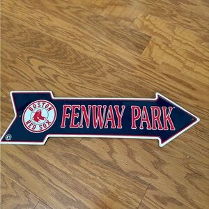 Boston Red Sox Fenway Park Arrow Street parking sign, MLB